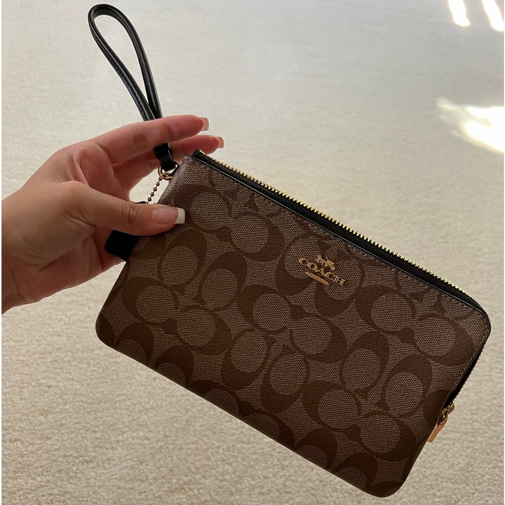 Coach Signature Wristlet
